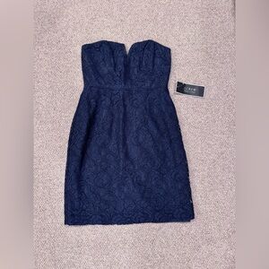 J. Crew Midnight Blue Strapless Dress
Size 4
NWT